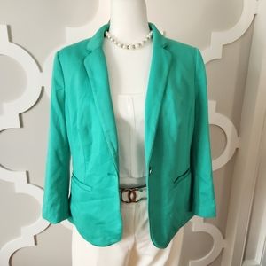 Green blazer